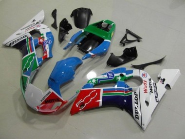 Yamaha R6 98-02 - Azul Blanco Verde Rojo Wudy Motul Dunlop