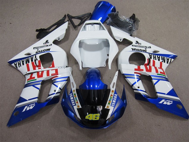 Yamaha R6 98-02 - Blanco Azul Fiat 46