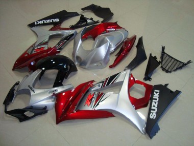 Suzuki GSXR 1000 K7 07-08 - Rojo Negro Plata