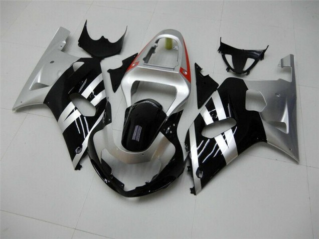 Suzuki GSXR 600 / 750 K1 K2 K3 01-03 - Negro Plata Suzuki GSXR 600 / 750 K1 K2 K3 01-03 - Negro Plata