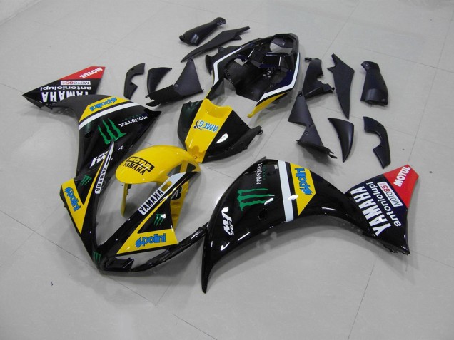 Yamaha R1 12-14 - Amarillo Negro Monster Yamaha R1 12-14 - Amarillo Negro Monster