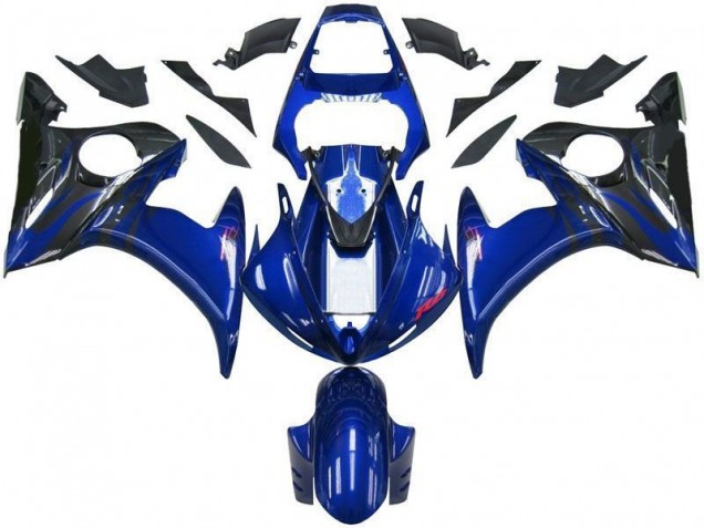 Yamaha R6 03-05 - Azul Negro