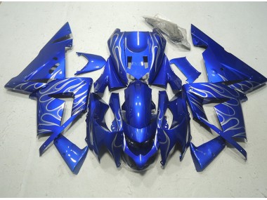 Kawasaki ZX10R 03-05 - Azul Blanco Llama