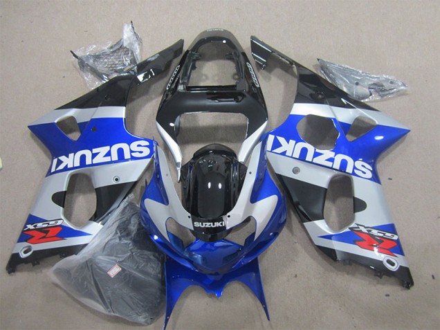Suzuki GSXR 1000 K1 00-02 - Azul Blanco Calcomanía Suzuki GSXR 1000 K1 00-02 - Azul Blanco Calcomanía