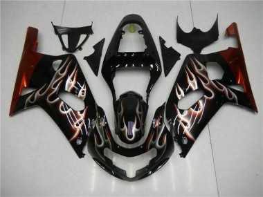 Suzuki GSXR 600 / 750 K1 K2 K3 01-03 - Negro