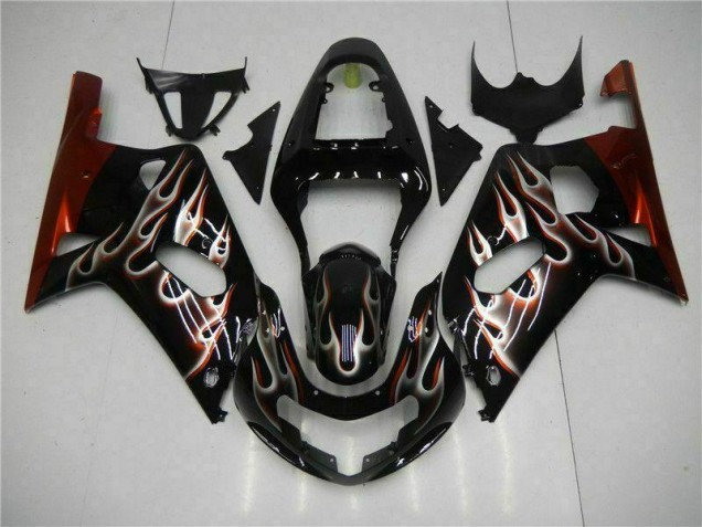 Suzuki GSXR 600 / 750 K1 K2 K3 01-03 - Negro Suzuki GSXR 600 / 750 K1 K2 K3 01-03 - Negro