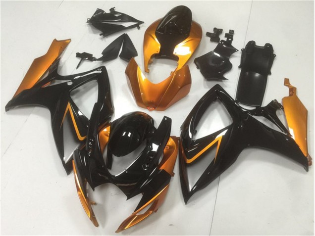 Suzuki GSXR 600 / 750 K6 06-07 - Negro Naranja Suzuki GSXR 600 / 750 K6 06-07 - Negro Naranja