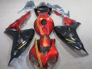 Honda CBR 1000 RR 06-07 - Negro Rojo Amarillo