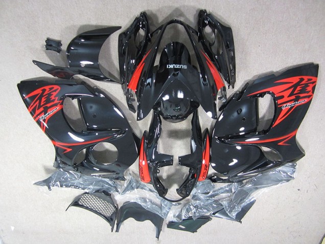 Suzuki GSXR 1300 Hayabusa 08-19 - Negro Rojo