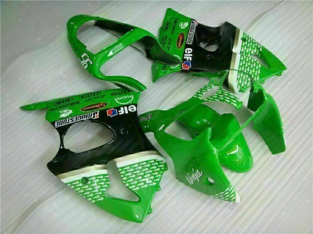 Kawasaki ZX6R 00-02 - Verde Negro Kawasaki ZX6R 00-02 - Verde Negro