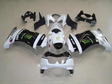 Kawasaki ZX 250R 08-12 - Negro Blanco Monster