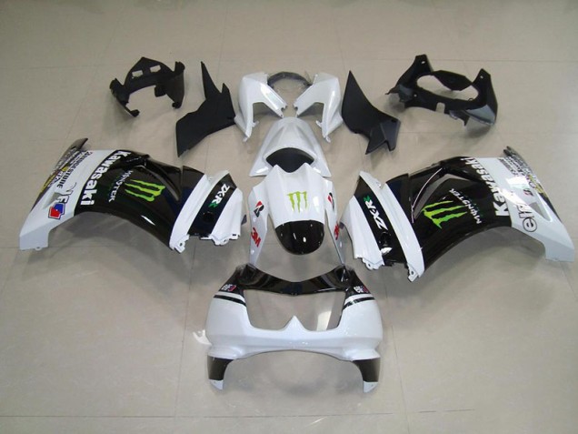 Kawasaki ZX 250R 08-12 - Negro Blanco Monster Kawasaki ZX 250R 08-12 - Negro Blanco Monster