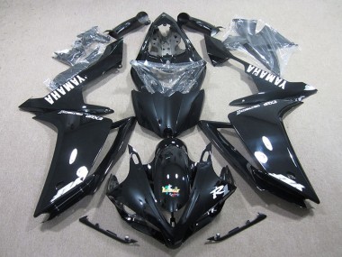 Yamaha R1 07-08 - Negro Blanco Calcomanía
