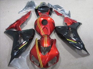 Honda CBR 1000 RR 06-07 - Negro Rojo Amarillo