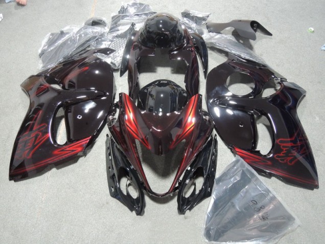 Suzuki GSXR 1300 Hayabusa 08-19 - Negro Rojo