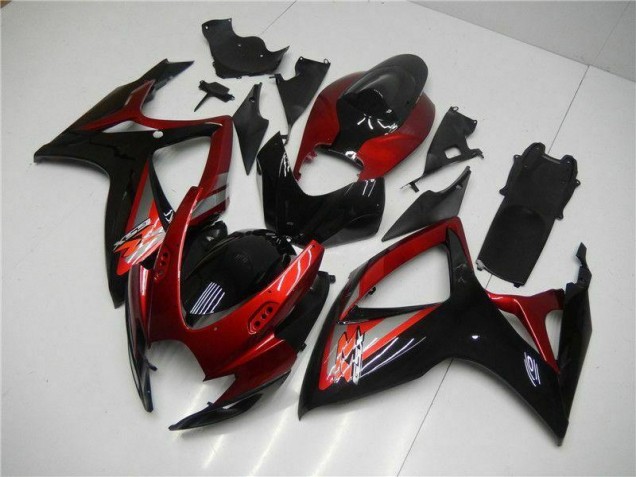 Suzuki GSXR 600 / 750 K6 06-07 - Rojo Negro Suzuki GSXR 600 / 750 K6 06-07 - Rojo Negro