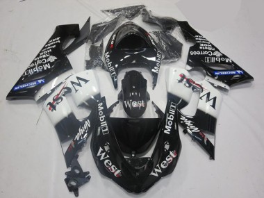 Kawasaki ZX6R 05-06 - Blanco Negro