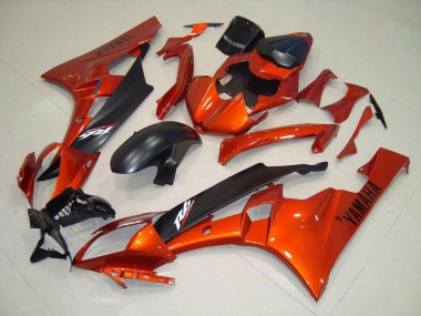Yamaha R6 06-07 - Naranja Negro Mate