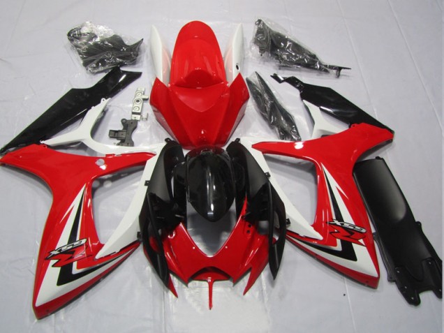 Suzuki GSXR 600 K6 06-07 - Negro Rojo Suzuki GSXR 600 K6 06-07 - Negro Rojo