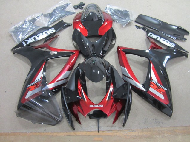 Suzuki GSXR 750 K6 06-07 - Negro Rojo Suzuki GSXR 750 K6 06-07 - Negro Rojo