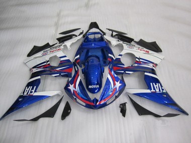 Yamaha R6 03-05 - Azul Blanco Motul Fiat