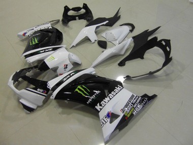 Kawasaki ZX 250R 08-12 - Negro Blanco Monster