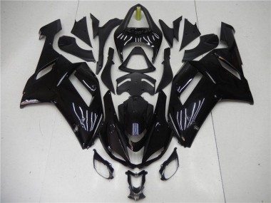 Kawasaki ZX6R 07-08 - Brillante Negro