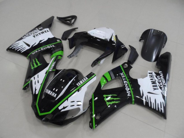 Yamaha R1 00-01 - Negro Blanco Verde Monster Yamaha R1 00-01 - Negro Blanco Verde Monster