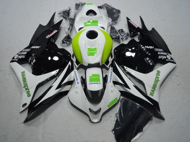 Honda CBR 600 RR 09-12 - Negro Blanco Verde Hannspree Honda CBR 600 RR 09-12 - Negro Blanco Verde Hannspree