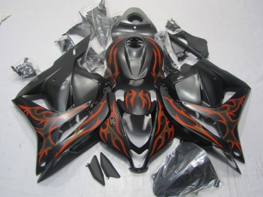 Honda CBR 600 RR 09-12 - Negro Rojo Llama