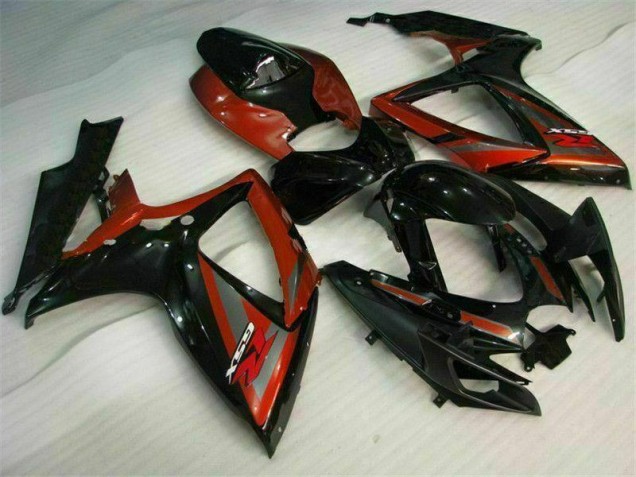 Suzuki GSXR 600 / 750 K6 06-07 - Negro Rojo Suzuki GSXR 600 / 750 K6 06-07 - Negro Rojo