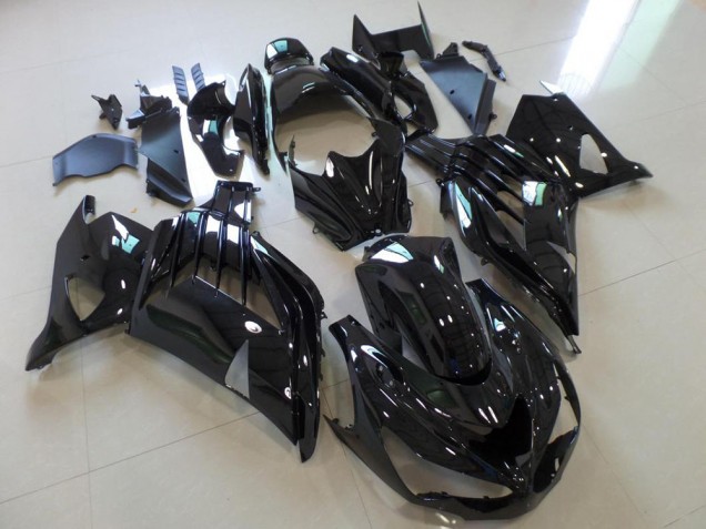 Kawasaki ZX14R ZZR 1400 12-21 - Brillante Negro Kawasaki ZX14R ZZR 1400 12-21 - Brillante Negro