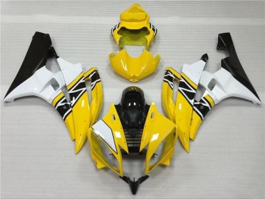 Yamaha R6 06-07 - Amarillo Blanco Negro