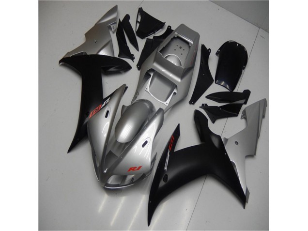 Yamaha R1 02-03 - Plata Negro