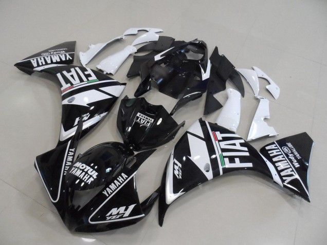 Yamaha R1 09-11 - Negro Blanco Fiat Yamaha R1 09-11 - Negro Blanco Fiat